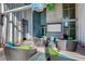 Comfortable lounge area with colorful seating, perfect for relaxation at 353 E Bonneville Ave # 449, Las Vegas, NV 89101