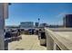 Relaxing rooftop patio offering stunning views of the Las Vegas skyline, ideal for enjoying the vibrant city atmosphere at 353 E Bonneville Ave # 449, Las Vegas, NV 89101