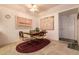 Dining area featuring a wooden table with four chairs and tiled flooring at 3550 Bay Sands Dr # 3089, Laughlin, NV 89029