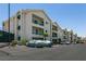 Condominium building with multiple stories, balconies, and assigned parking spots at 3550 Bay Sands Dr # 3089, Laughlin, NV 89029