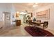 Open floor plan featuring stainless steel appliances and a breakfast bar at 3550 Bay Sands Dr # 3089, Laughlin, NV 89029