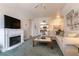 Living area featuring a fireplace, open floor plan, and access to the dining area at 3550 Bay Sands Dr # 3089, Laughlin, NV 89029