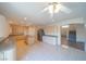 Open kitchen featuring an island, stainless appliances, and tile flooring at 4654 Stuttgart St, Las Vegas, NV 89147