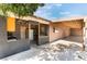 Open outdoor kitchen featuring modern appliances and concrete flooring for al fresco dining and entertaining at 4905 Ricky Rd, Las Vegas, NV 89130