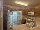 Kitchen with cabinets and side-by-side refrigerator at 508 Candy Mint Ave, Las Vegas, NV 89183