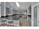 Stylish kitchen with stainless steel appliances and gray cabinetry at 5509 Rose Thicket St, Las Vegas, NV 89130