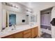 Bathroom with double vanity and separate toilet/shower room at 5907 Zawawi Ct, Las Vegas, NV 89110