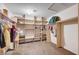 Walk-in closet with built-in shelving to maximize storage at 5907 Zawawi Ct, Las Vegas, NV 89110