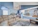 Bright living room with comfortable seating and an open view at 7813 Falconwing Ave, Las Vegas, NV 89131