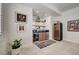 Stylish bar area features custom cabinets, wine cooler, and modern decor for easy entertaining at 8928 Stafford Springs Dr, Las Vegas, NV 89134