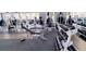 Community gym featuring weight machines and a rack of dumbbells for a complete workout at 9050 W Warm Springs Rd # 1092, Las Vegas, NV 89148