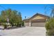 Spacious two-car garage with extended driveway at 9233 Onyx Point Ct, Henderson, NV 89074