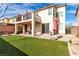 Spacious backyard featuring a manicured lawn and outdoor dining area at , Las Vegas, NV 89166