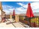 Spacious balcony with stylish seating, offering outdoor enjoyment and relaxation at , Las Vegas, NV 89166
