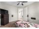 This bedroom includes neutral walls, carpeted floor, mounted speaker, and convenient power outlets at , Las Vegas, NV 89166