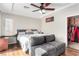 Comfortable main bedroom with a seating area and walk-in closet at , Las Vegas, NV 89166