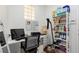 Functional office space with built-in desk and shelving at 10240 Notte Ave, Las Vegas, NV 89135