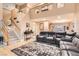 Inviting living room featuring a staircase and an open layout at 1325 Baychester Dr, Henderson, NV 89002