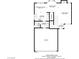 Detailed floor plan of the first floor of the home with measurements of each room at 1428 Daybreak Dr, Las Vegas, NV 89108