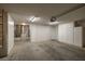 Spacious garage with built in storage and a projector at 170 Dove St, Pahrump, NV 89060