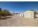 Backyard with shed and fencing at 170 Dove St, Pahrump, NV 89060