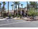 Community clubhouse with parking and an American flag, for gatherings and events at 1830 N Buffalo Dr # 1010, Las Vegas, NV 89128