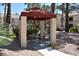 Community gazebo with outdoor seating, perfect for gatherings and enjoying the beautiful surroundings at 1830 N Buffalo Dr # 1010, Las Vegas, NV 89128