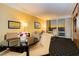 Cozy suite dining area with seating for four and scenic city views, perfect for relaxed meals at 2000 Fashion Show Dr # 5022, Las Vegas, NV 89109