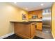 Modern kitchen featuring stainless steel appliances, granite countertops, and sleek wooden cabinetry at 2000 Fashion Show Dr # 5022, Las Vegas, NV 89109