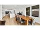 Open floor plan seamlessly connecting the kitchen and dining area, perfect for modern living at 2004 Peaceful Mesa Ct, Henderson, NV 89052