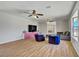 Bright living room featuring hard surface floors and contemporary furnishings at 2935 Hardin Dr, Henderson, NV 89074