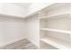 Walk-in closet with shelving at 3151 Soaring Gulls Dr # 2180, Las Vegas, NV 89128