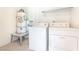 Laundry room with washer, dryer, and water heater at 3151 Soaring Gulls Dr # 2180, Las Vegas, NV 89128