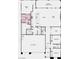 An architectural floor plan featuring 3 bedrooms, 2 bathrooms and a 3 car garage at 346 Tigullio Ave, Henderson, NV 89011