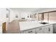 Open kitchen featuring a large island, stainless appliances, and open to living space at 346 Tigullio Ave, Henderson, NV 89011