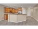 Well-equipped kitchen features ample cabinetry and a breakfast bar at 3544 Tack St, Las Vegas, NV 89122
