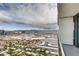 This balcony provides a stunning view of the city, highlighting the location and lifestyle at 4381 W Flamingo Rd # 5220, Las Vegas, NV 89103