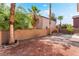 Backyard with palm trees at 5340 Santa Fe Heights St, North Las Vegas, NV 89081