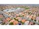 Expansive aerial view of the neighborhood showcasing the beautiful community layout at 5526 Spruce Hill Ct, Las Vegas, NV 89148
