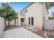 Backyard featuring a patio, landscaping, and stucco wall at 5526 Spruce Hill Ct, Las Vegas, NV 89148