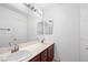 Bright bathroom with a double vanity at 5526 Spruce Hill Ct, Las Vegas, NV 89148