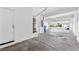 This garage features two overhead garage doors and plenty of space at 5526 Spruce Hill Ct, Las Vegas, NV 89148