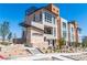 Cordillera modern architectural building with large windows, a stylish entry monument, and professional landscaping at 646 Spotted Falcon St, Las Vegas, NV 89138