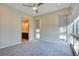 Spacious main bedroom with an ensuite bath and large windows at 646 Spotted Falcon St, Las Vegas, NV 89138
