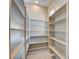 Spacious walk-in pantry with ample shelving for organized storage at 646 Spotted Falcon St, Las Vegas, NV 89138