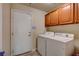 Well-equipped laundry room with modern appliances and ample storage space at 6656 Arctic Breeze St, North Las Vegas, NV 89084