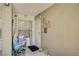 Inviting entryway featuring a security screen door and personalized decor at 700 Capri Dr # 27B, Boulder City, NV 89005