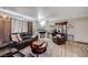 Cozy living room with a fireplace, comfortable seating, and decorative accents at 700 Capri Dr # 27B, Boulder City, NV 89005