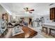 Combined living area and kitchen featuring stainless steel appliances at 700 Capri Dr # 27B, Boulder City, NV 89005