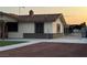 Backyard view showing the home's roofline and gravel landscaping at 706 Red Lake Way, Las Vegas, NV 89110